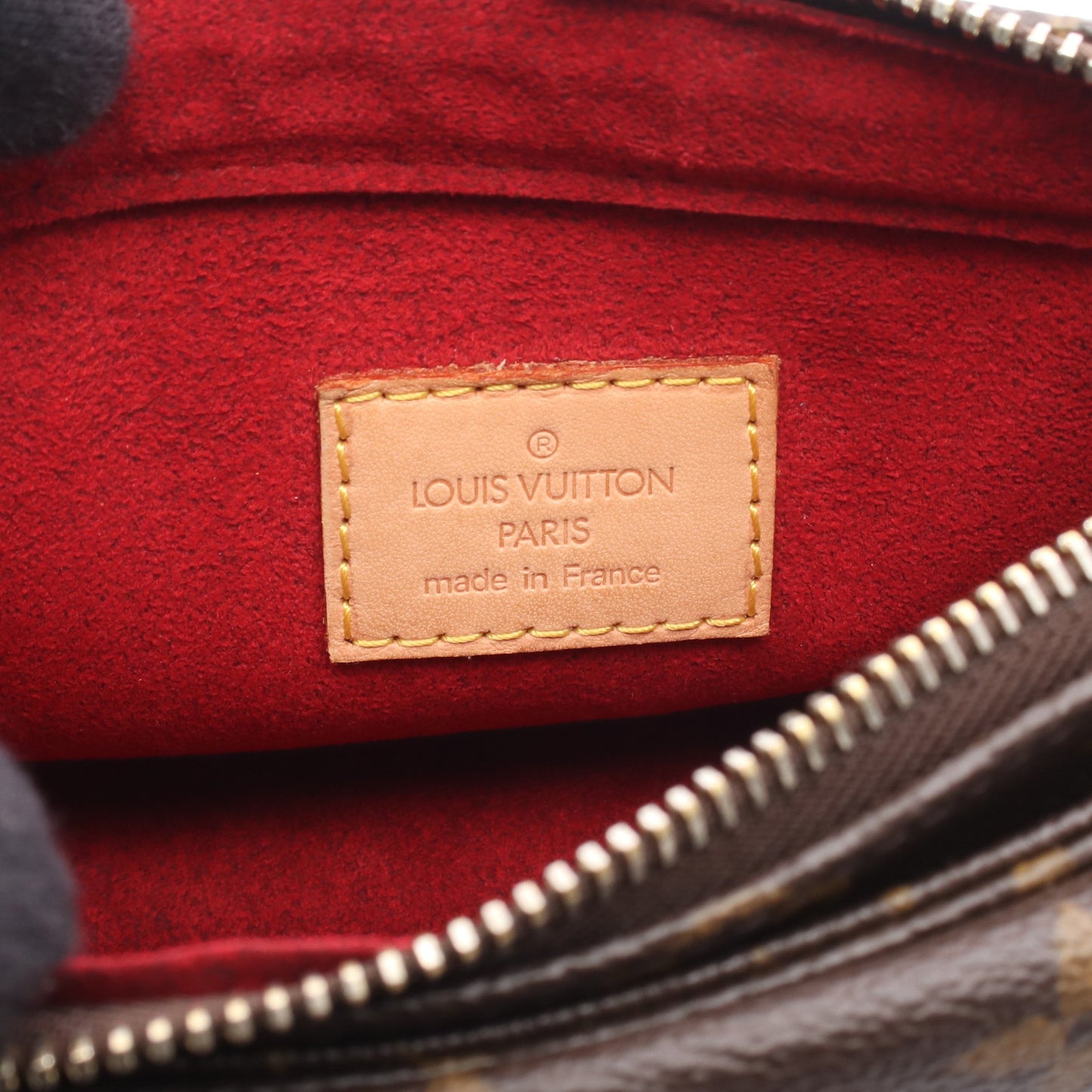 ヴィバシテPM モノグラム ショルダーバッグ PVC レザー ブラウン ルイヴィトン バッグ LOUIS VUITTON