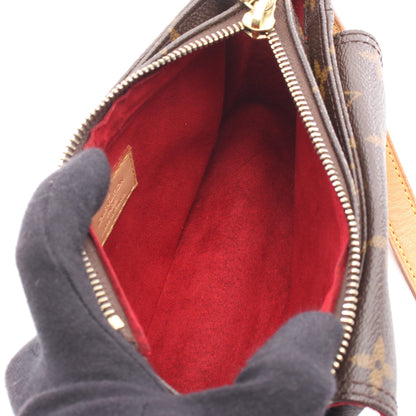 ヴィバシテPM モノグラム ショルダーバッグ PVC レザー ブラウン ルイヴィトン バッグ LOUIS VUITTON