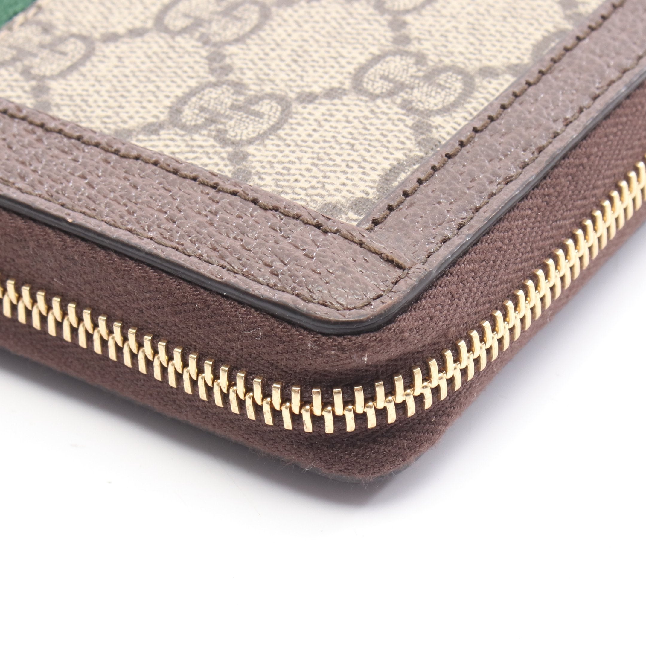 ✨美品✨ グッチ GGスプリーム オフィディア シェリーライン 財布 ブラウン GUCCI（グッチ） 財布 レディース ブランド オフィディア 二つ折り財布