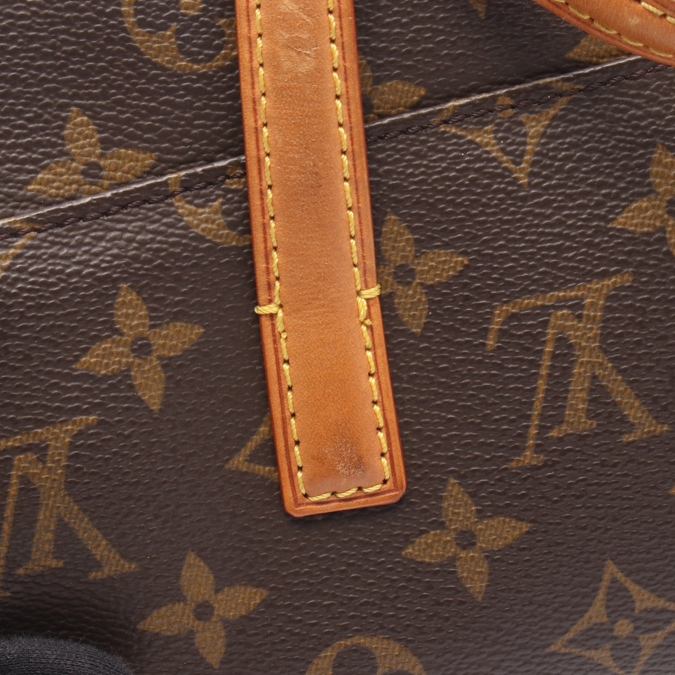 ソナチネ モノグラム ハンドバッグ PVC レザー ブラウン ルイヴィトン