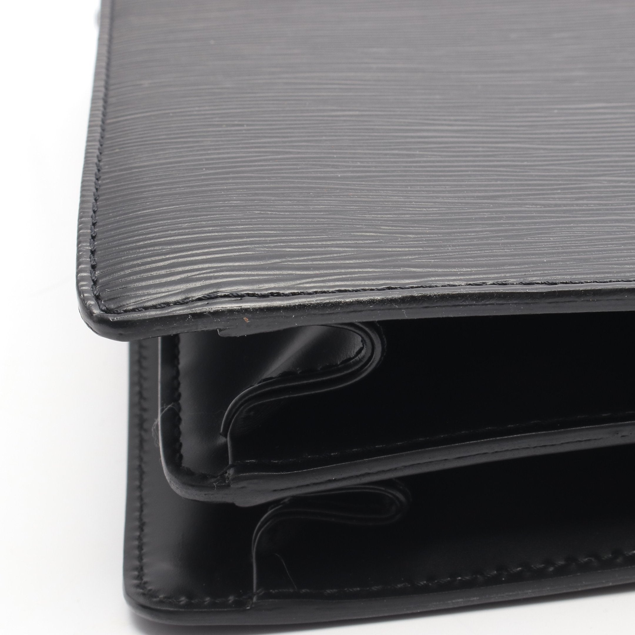 セルヴィエット フェルモワール エピ ノワール ブリーフケース