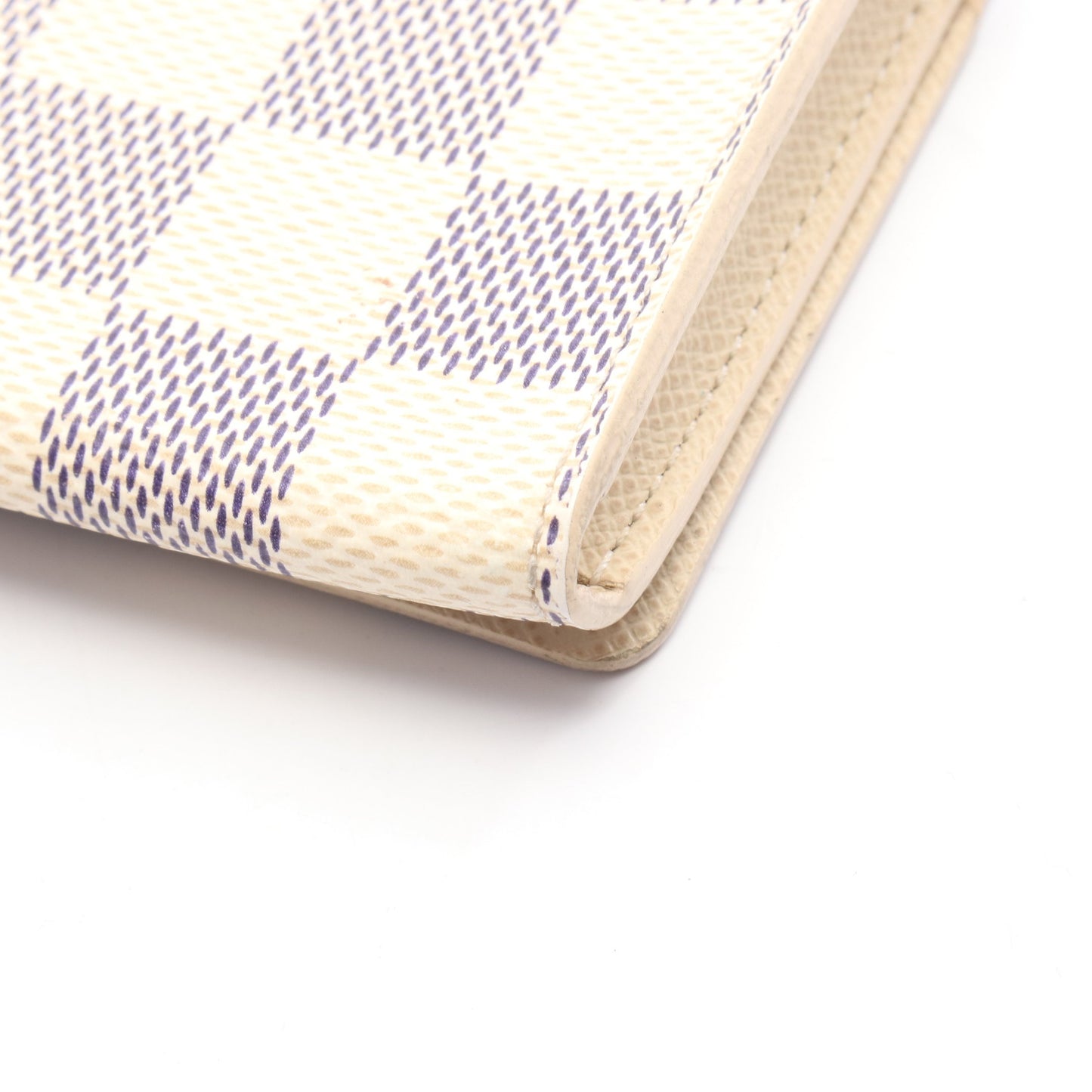アンヴェロップ カルトドゥヴィジット ダミエアズール カードケース PVC レザー ホワイト ルイヴィトン 財布・小物 LOUIS VUITTON