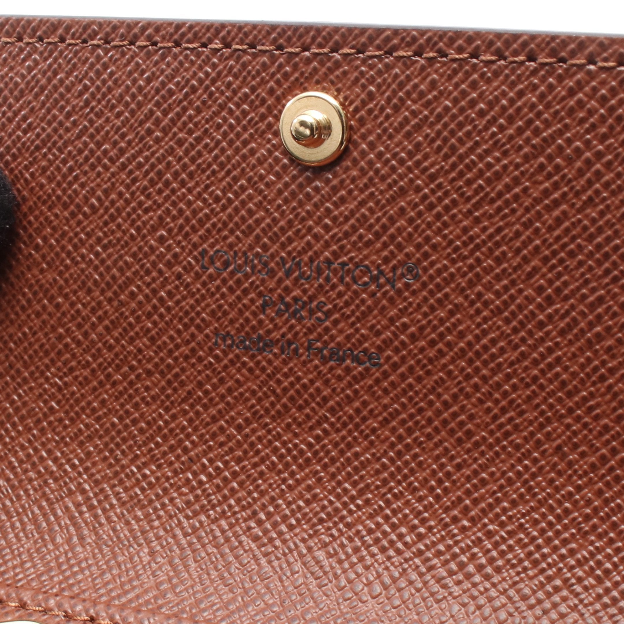 ミュルティクレ6 モノグラム 6連 キーケース PVC ブラウン ルイ