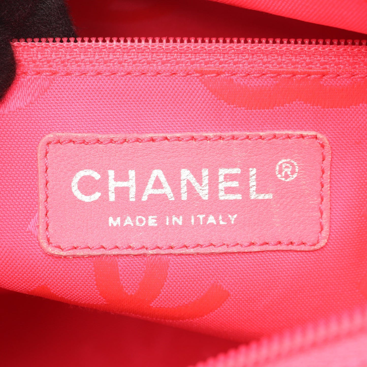 カンボンライン ラージ ショルダーバッグ トートバッグ レザー ブラック シルバー金具 シャネル バッグ CHANEL