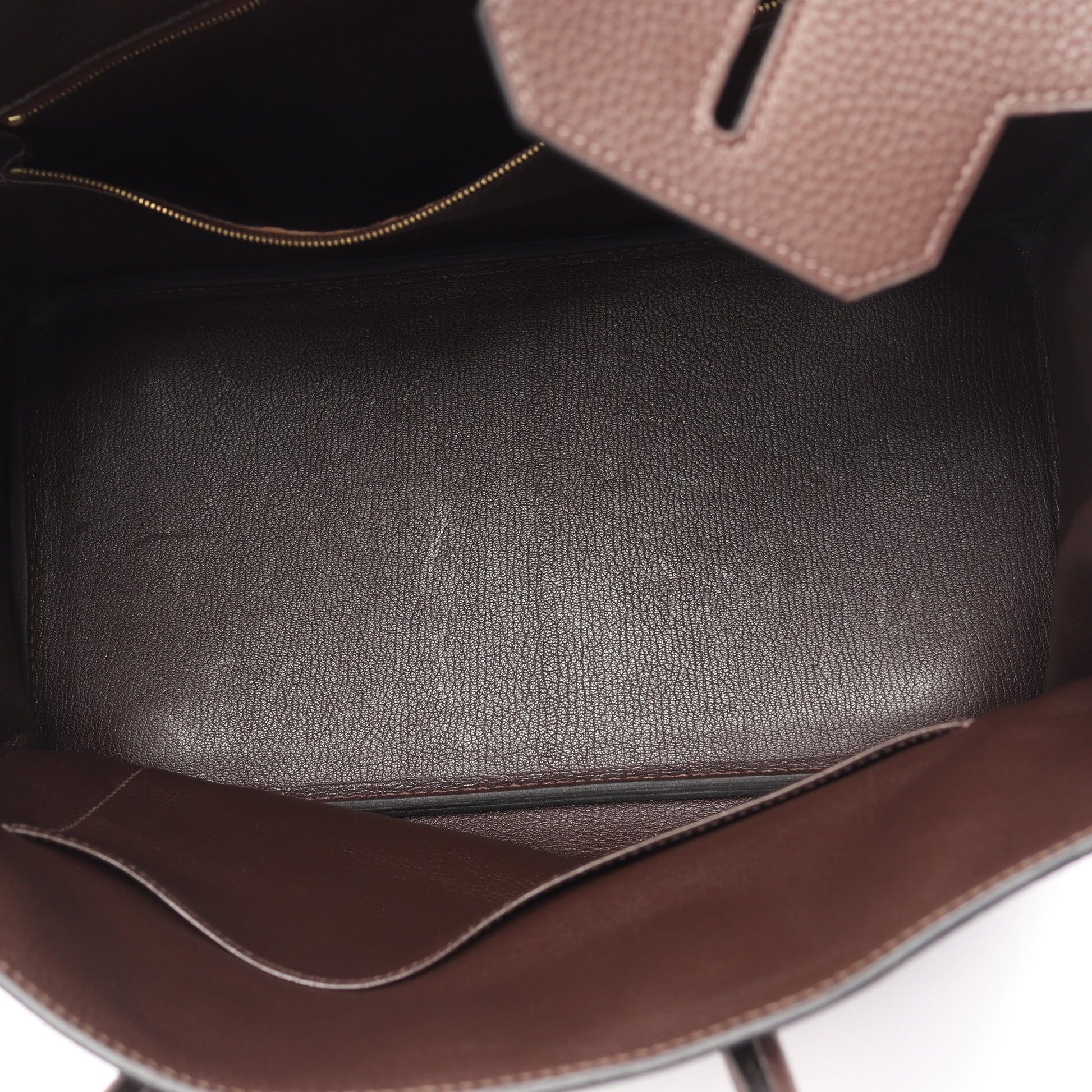 バーキン35 ショコラ ハンドバッグ トゴ ダークブラウン ゴールド金具 □K刻印 エルメス バッグ HERMES