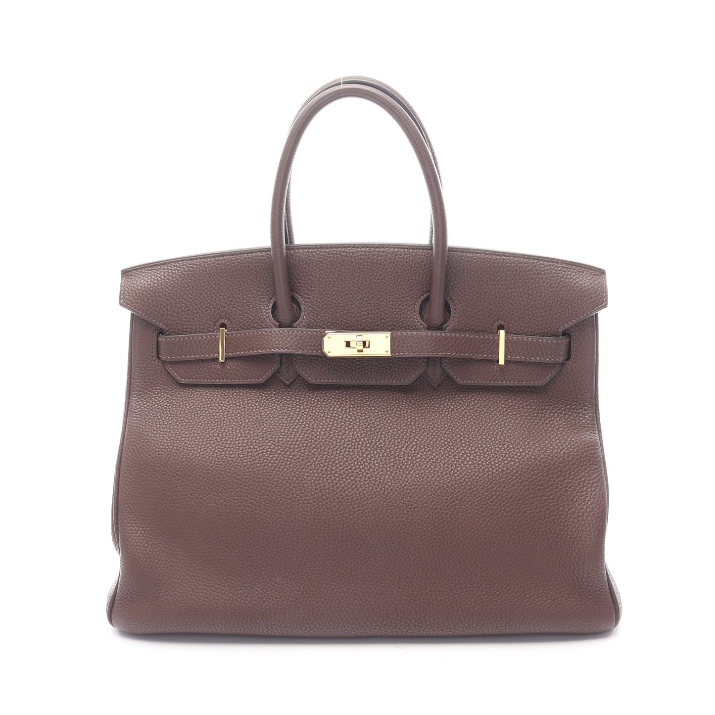 バーキン35 ショコラ ハンドバッグ トゴ ダークブラウン ゴールド金具 □K刻印 エルメス バッグ HERMES