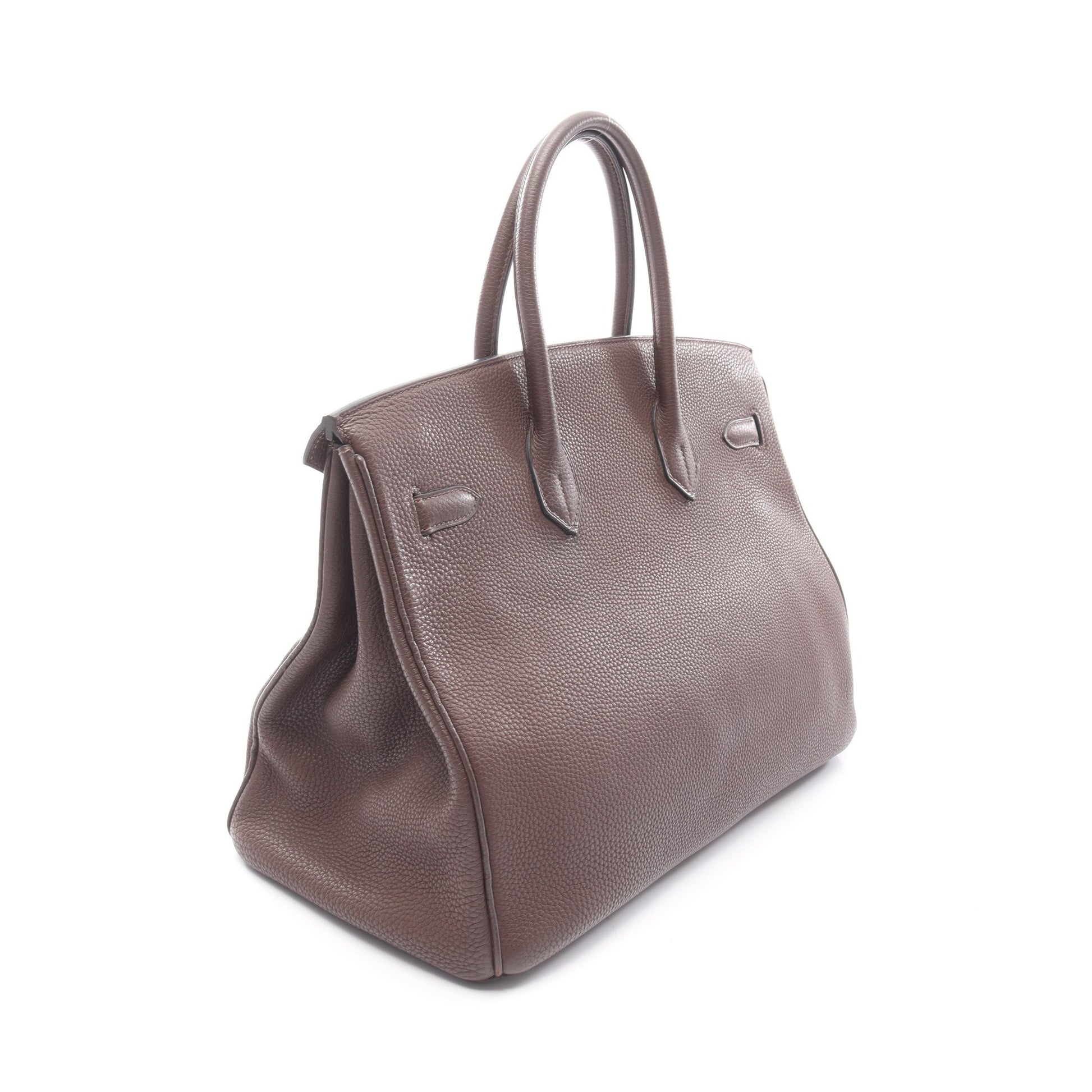 バーキン35 ショコラ ハンドバッグ トゴ ダークブラウン ゴールド金具 □K刻印 エルメス バッグ HERMES