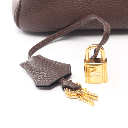 バーキン35 ショコラ ハンドバッグ トゴ ダークブラウン ゴールド金具 □K刻印 エルメス バッグ HERMES