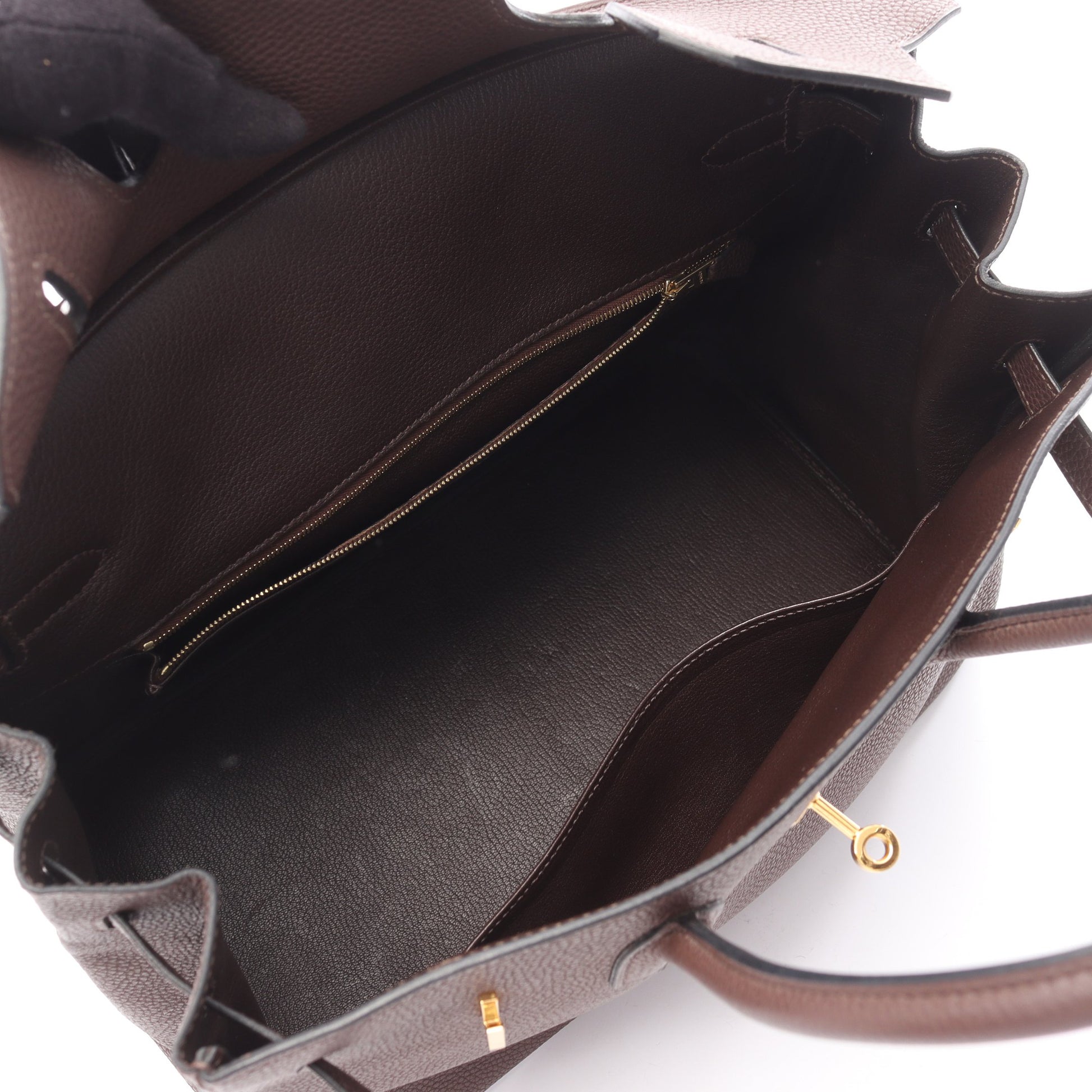 バーキン35 ショコラ ハンドバッグ トゴ ダークブラウン ゴールド金具 □K刻印 エルメス バッグ HERMES