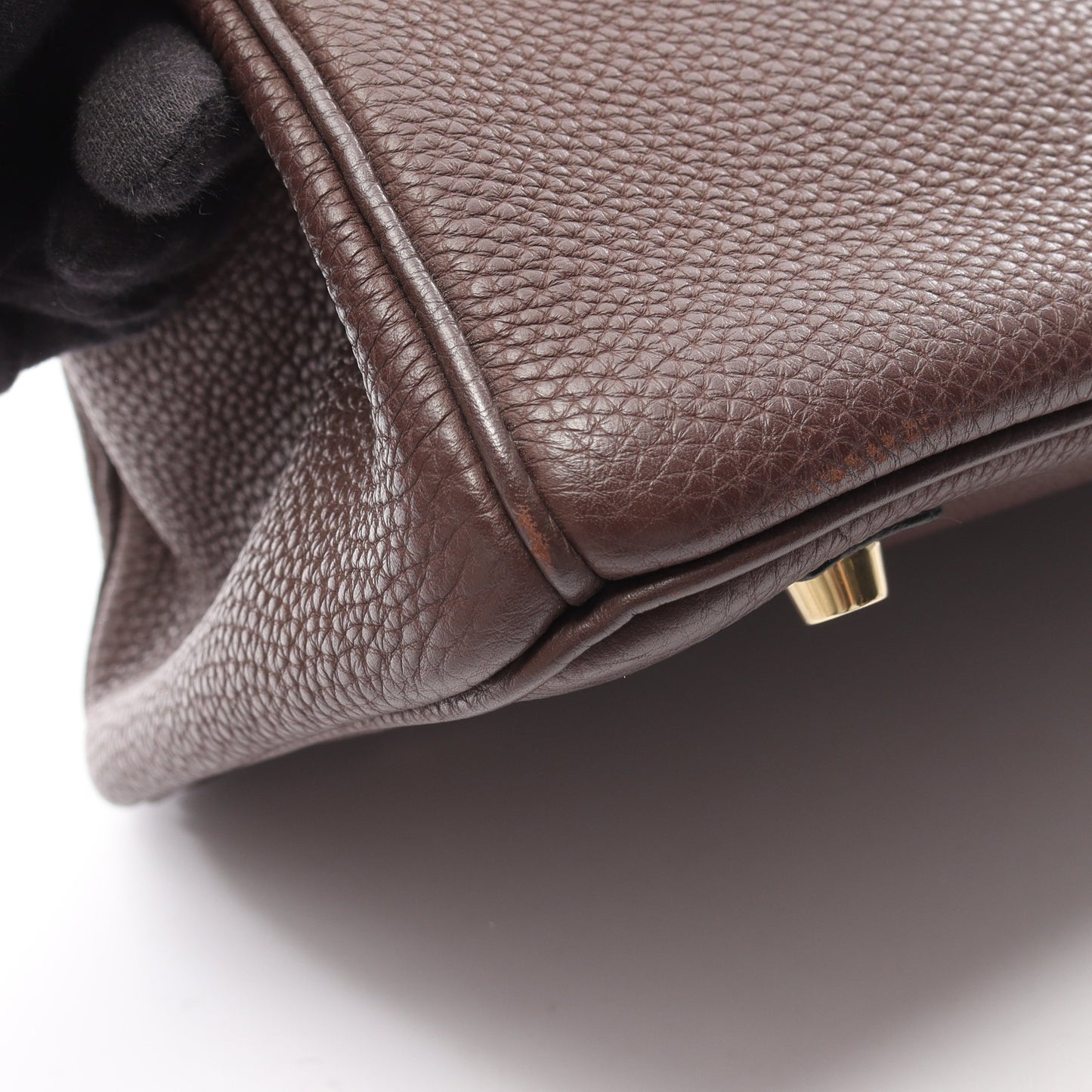 バーキン35 ショコラ ハンドバッグ トゴ ダークブラウン ゴールド金具 □K刻印 エルメス バッグ HERMES