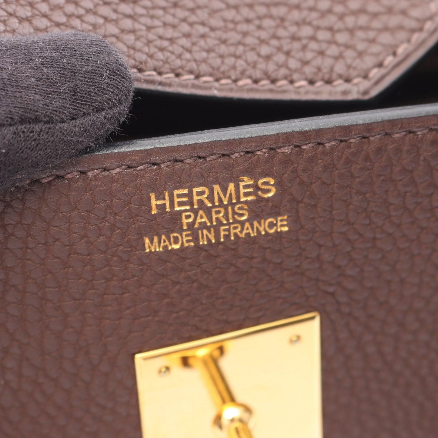 バーキン35 ショコラ ハンドバッグ トゴ ダークブラウン ゴールド金具 □K刻印 エルメス バッグ HERMES