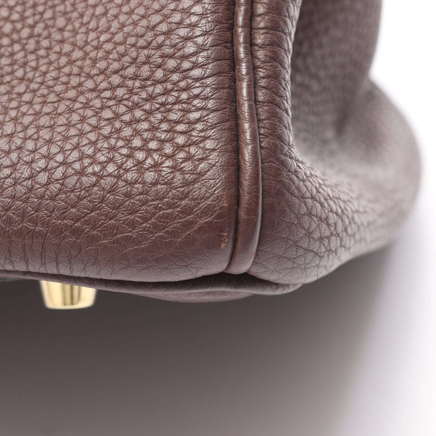 バーキン35 ショコラ ハンドバッグ トゴ ダークブラウン ゴールド金具 □K刻印 エルメス バッグ HERMES