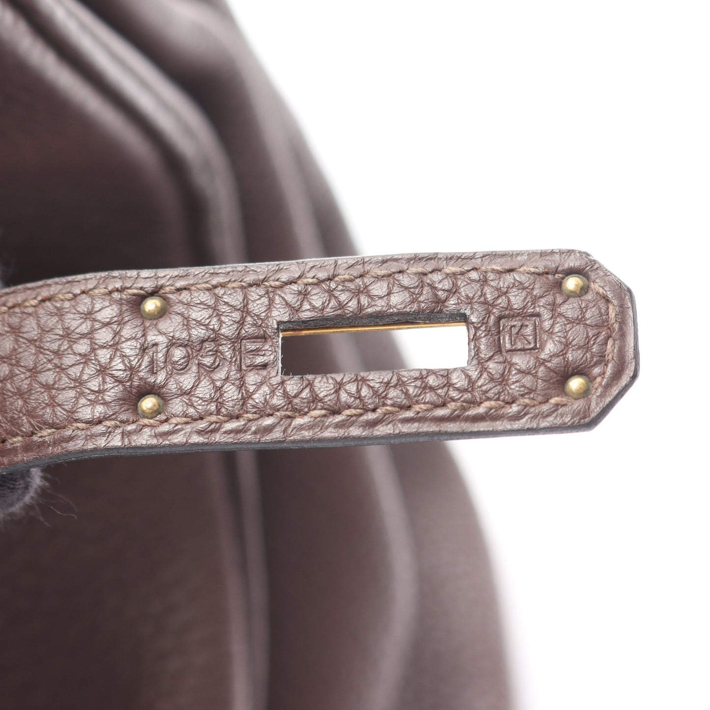 バーキン35 ショコラ ハンドバッグ トゴ ダークブラウン ゴールド金具 □K刻印 エルメス バッグ HERMES