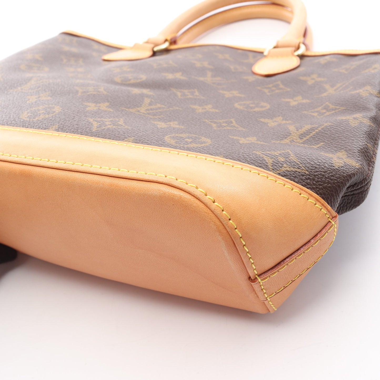 ロックイット モノグラム ハンドバッグ PVC レザー ブラウン ルイヴィトン バッグ LOUIS VUITTON