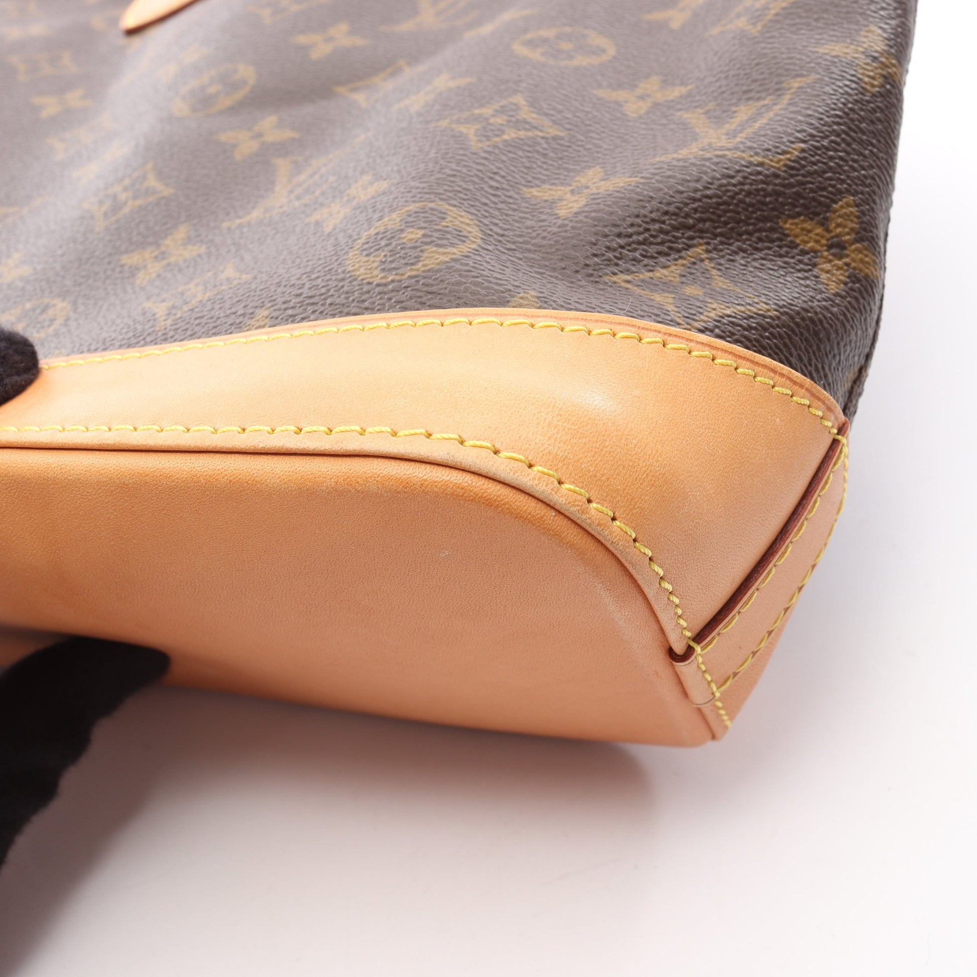 ロックイット モノグラム ハンドバッグ PVC レザー ブラウン ルイヴィトン バッグ LOUIS VUITTON