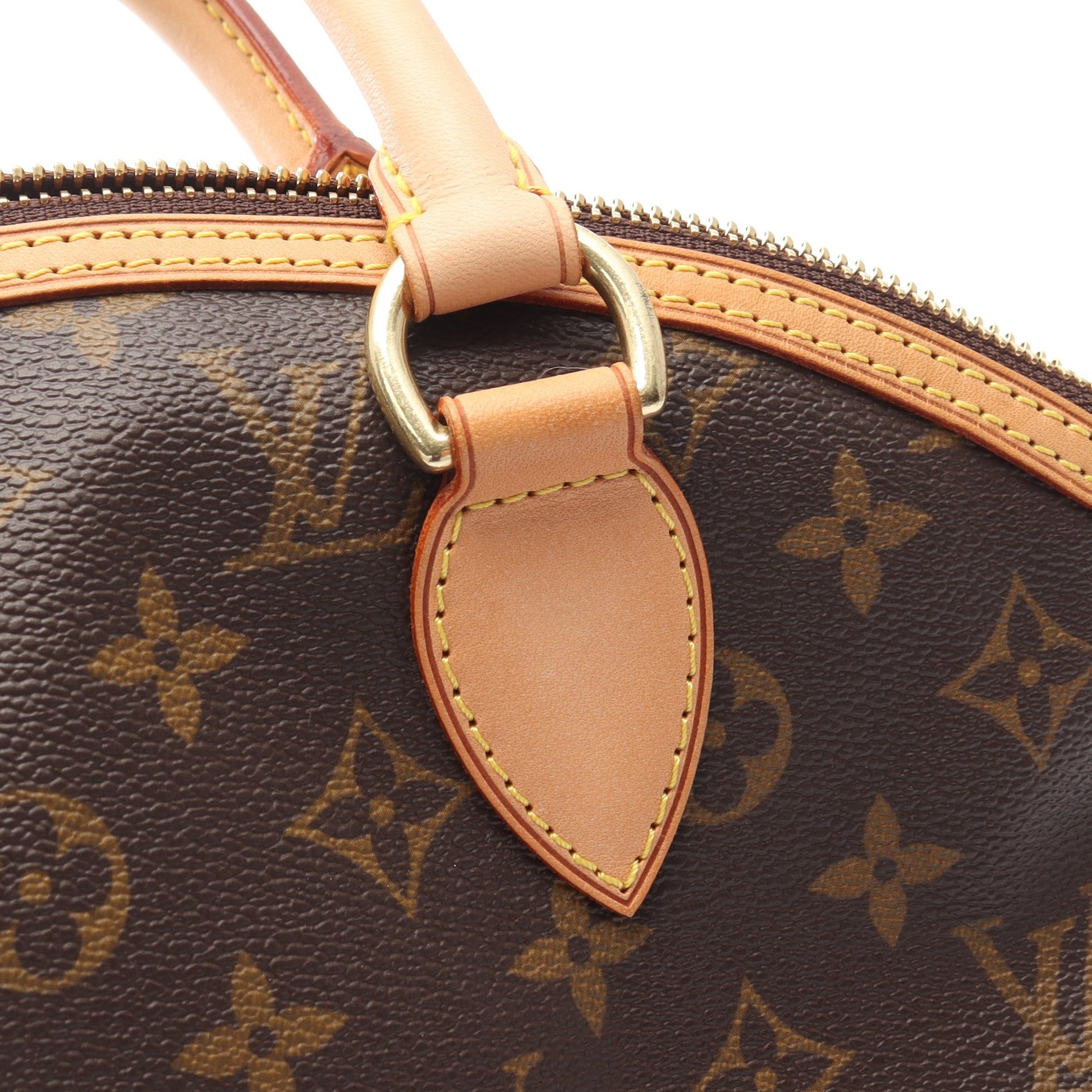ロックイット モノグラム ハンドバッグ PVC レザー ブラウン ルイヴィトン バッグ LOUIS VUITTON