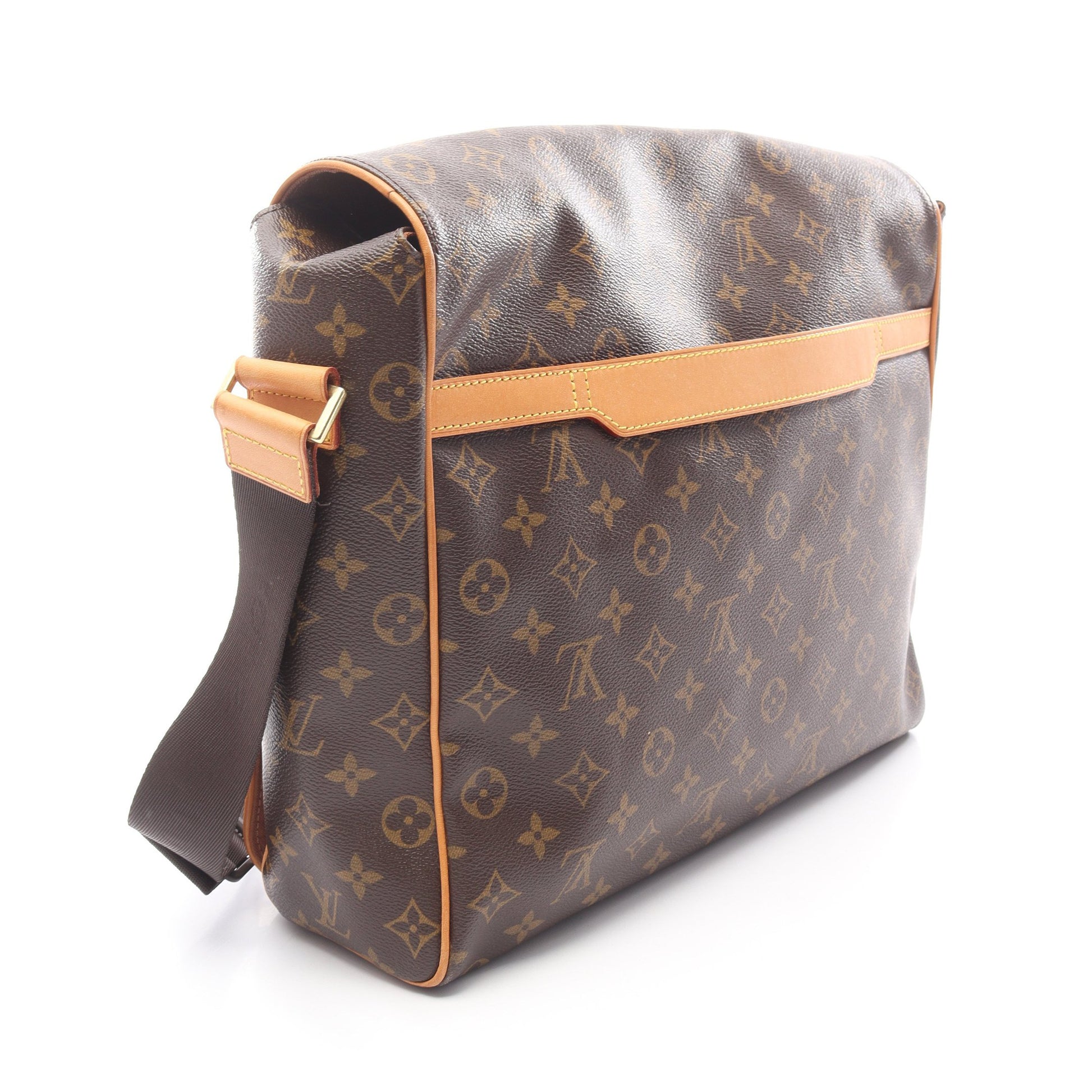 ヴァルミーGM モノグラム ショルダーバッグ PVC レザー ブラウン ルイヴィトン バッグ LOUIS VUITTON
