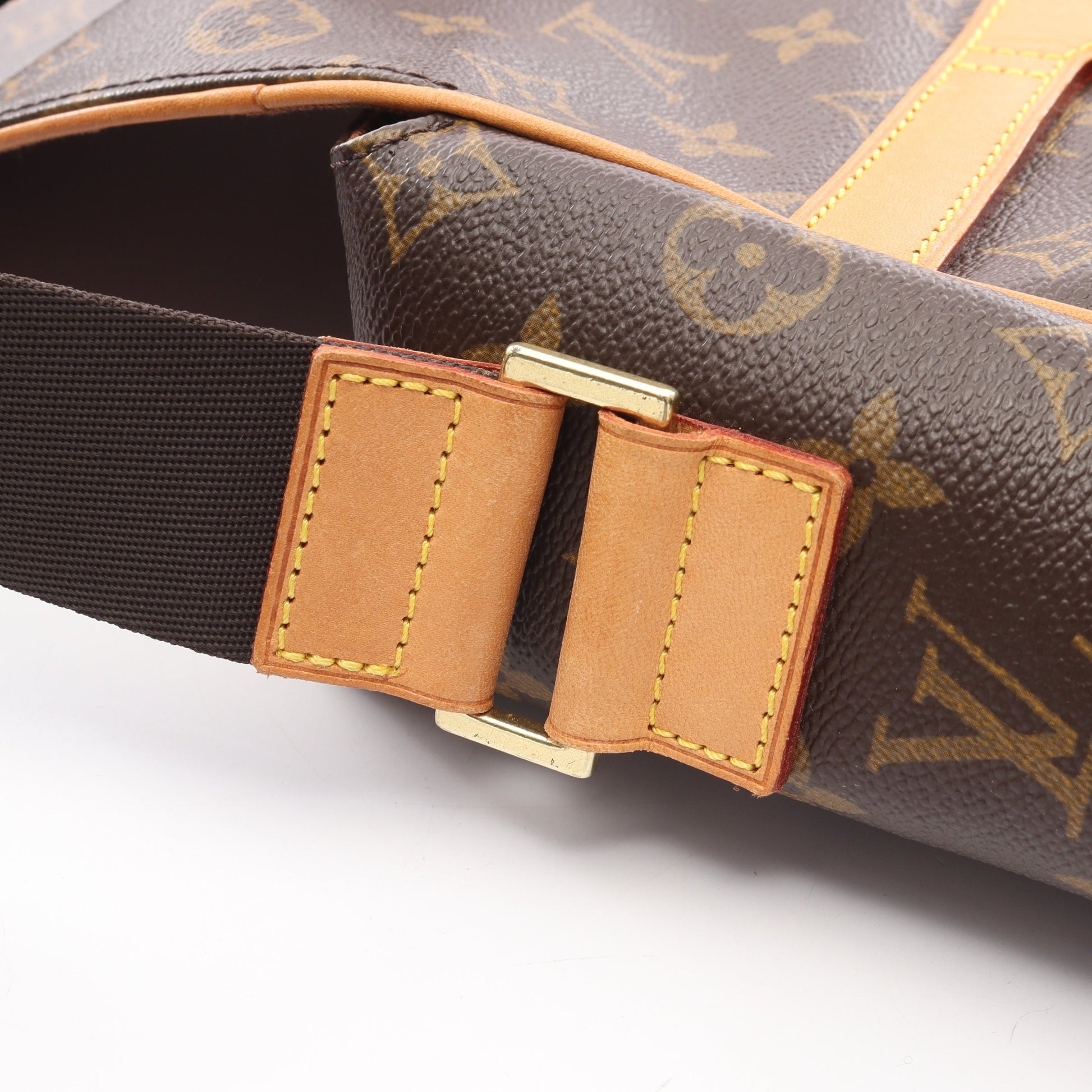 ヴァルミーGM モノグラム ショルダーバッグ PVC レザー ブラウン ルイヴィトン バッグ LOUIS VUITTON