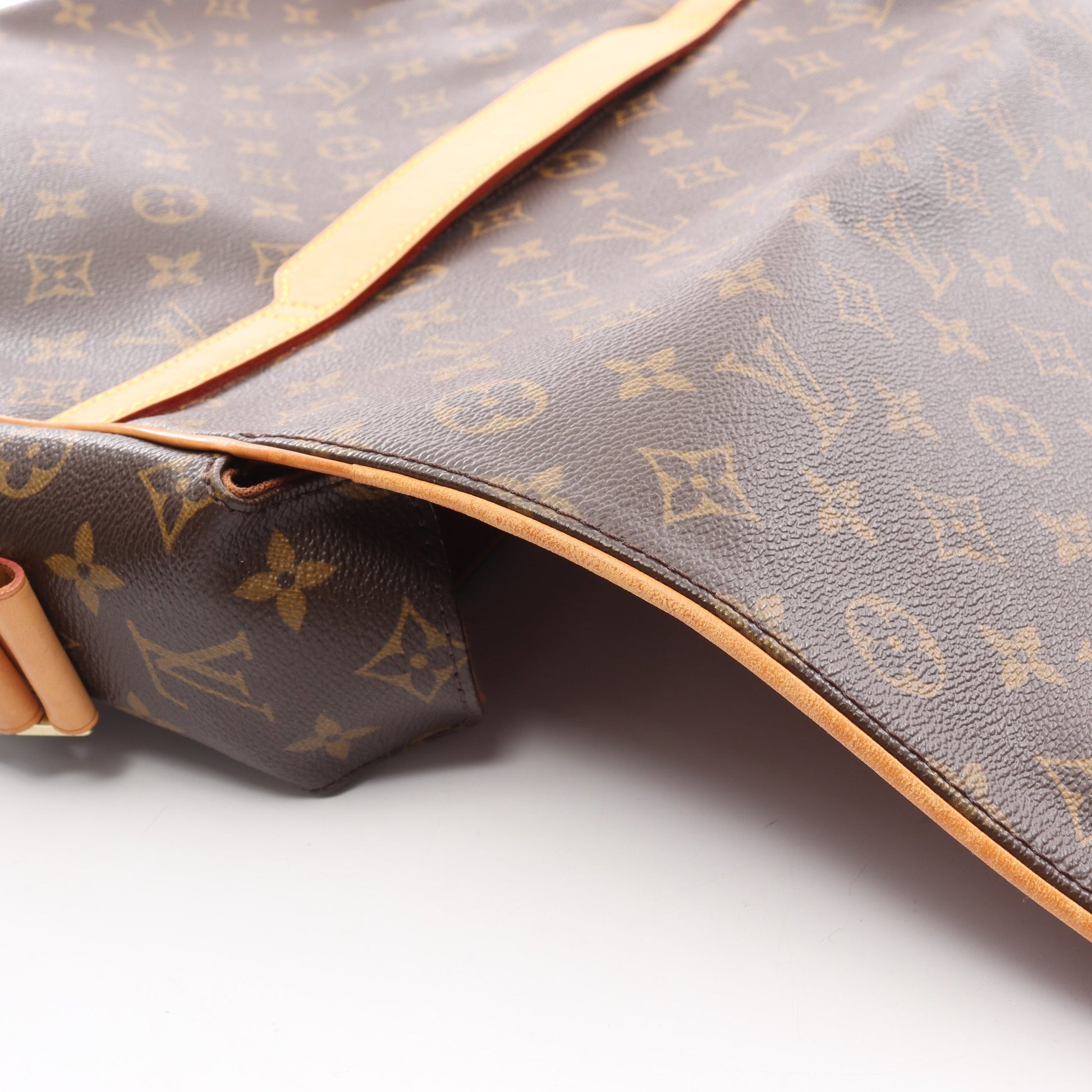 ヴァルミーGM モノグラム ショルダーバッグ PVC レザー ブラウン ルイヴィトン バッグ LOUIS VUITTON