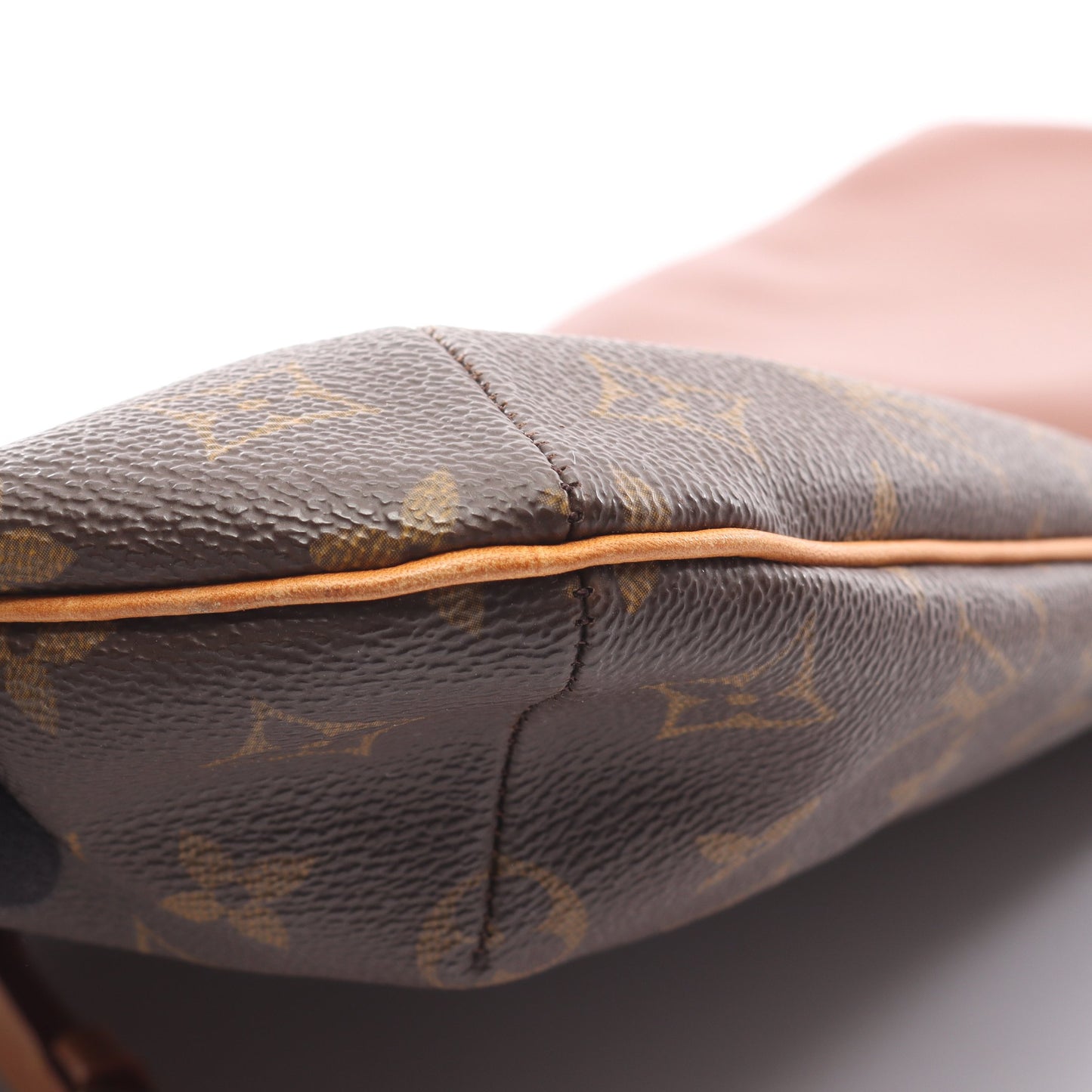ミュゼット モノグラム ショルダーバッグ PVC レザー ブラウン ルイヴィトン バッグ LOUIS VUITTON