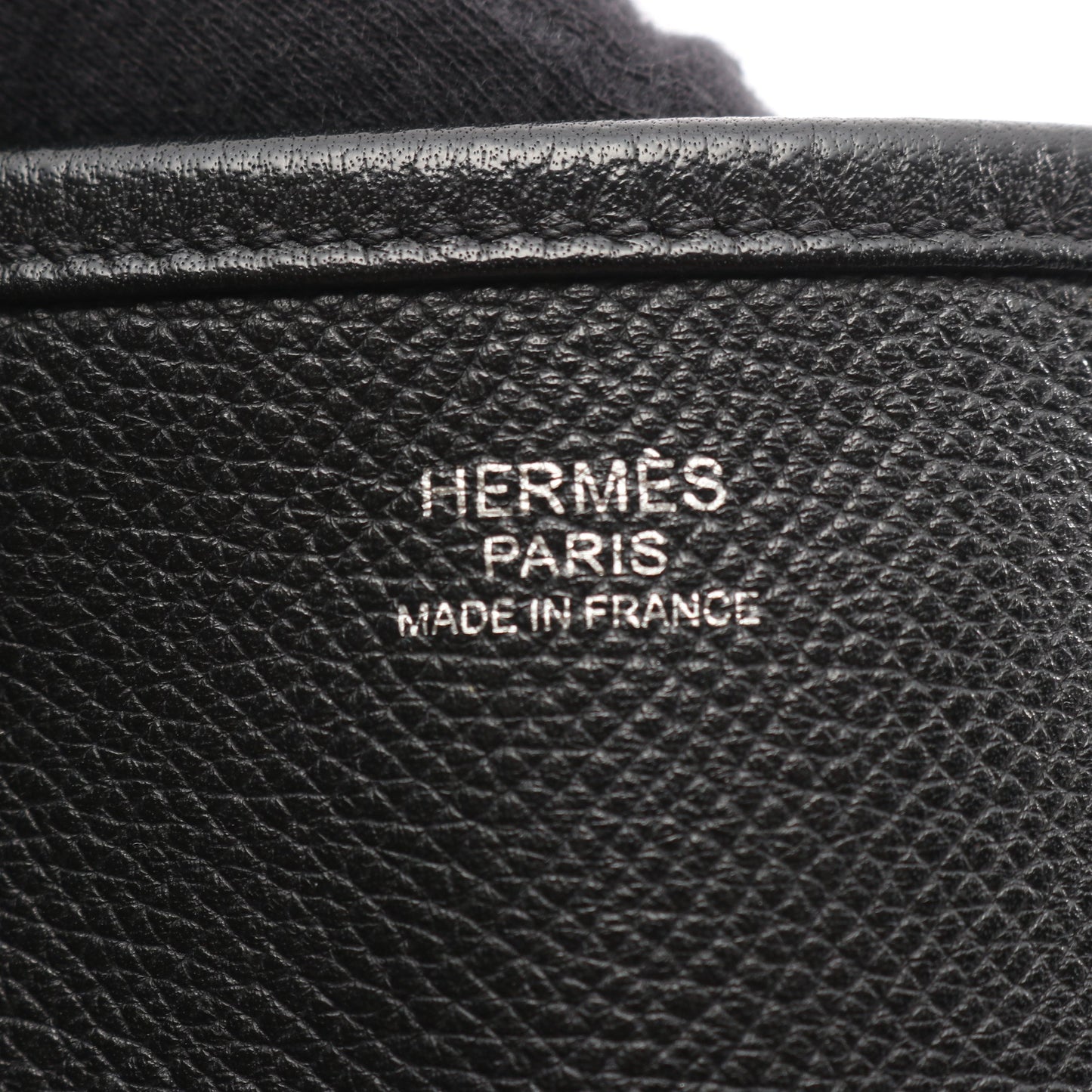 エヴリン 3 トロワ GM ショルダーバッグ ヴォーエプソン ブラック シルバー金具 T刻印 エルメス バッグ HERMES