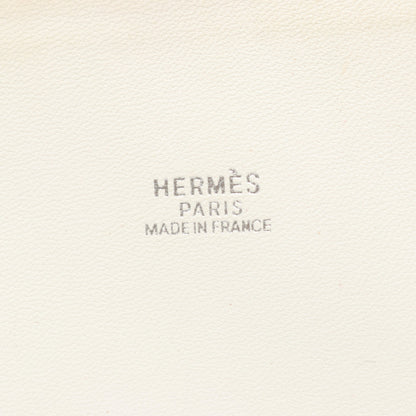 ボリード35 ハンドバッグ トリヨンクレマンス ホワイト シルバー金具 2WAY □E刻印 エルメス バッグ HERMES