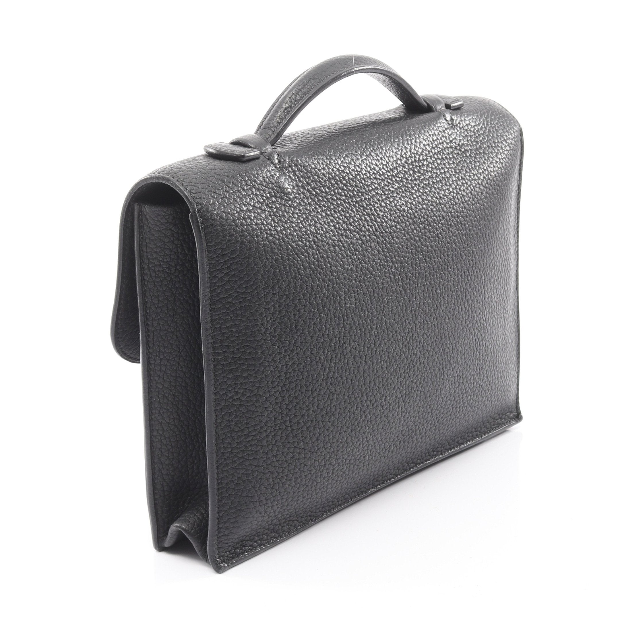 サックアデペッシュ27 ビジネスバッグ ブリーフケース トゴ ブラック