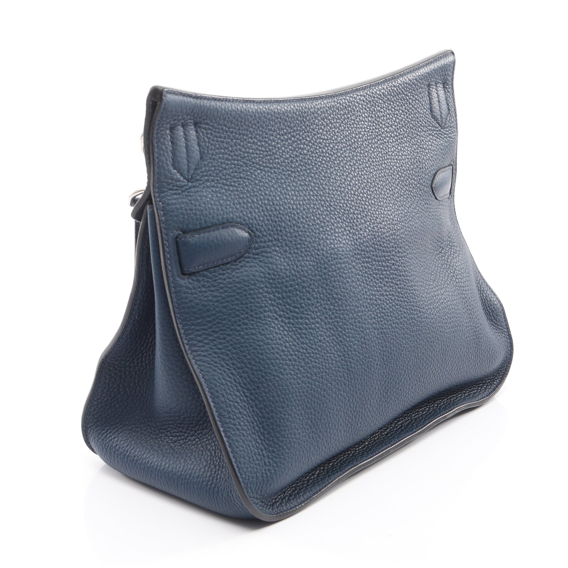 ジプシエール34 ブルードマルト ショルダーバッグ トリヨンクレマンス ネイビー シルバー金具 □N刻印 エルメス バッグ HERMES