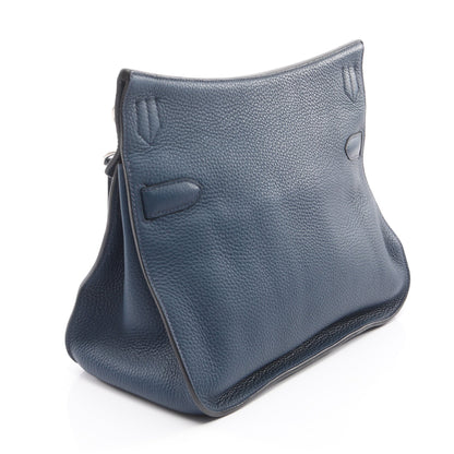 ジプシエール34 ブルードマルト ショルダーバッグ トリヨンクレマンス ネイビー シルバー金具 □N刻印 エルメス バッグ HERMES