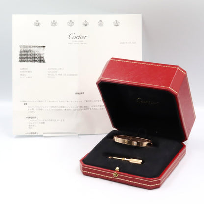 ラブブレス 4PD ブレスレット K18PG ダイヤモンド ピンクゴールド クリア カルティエ アクセサリー Cartier