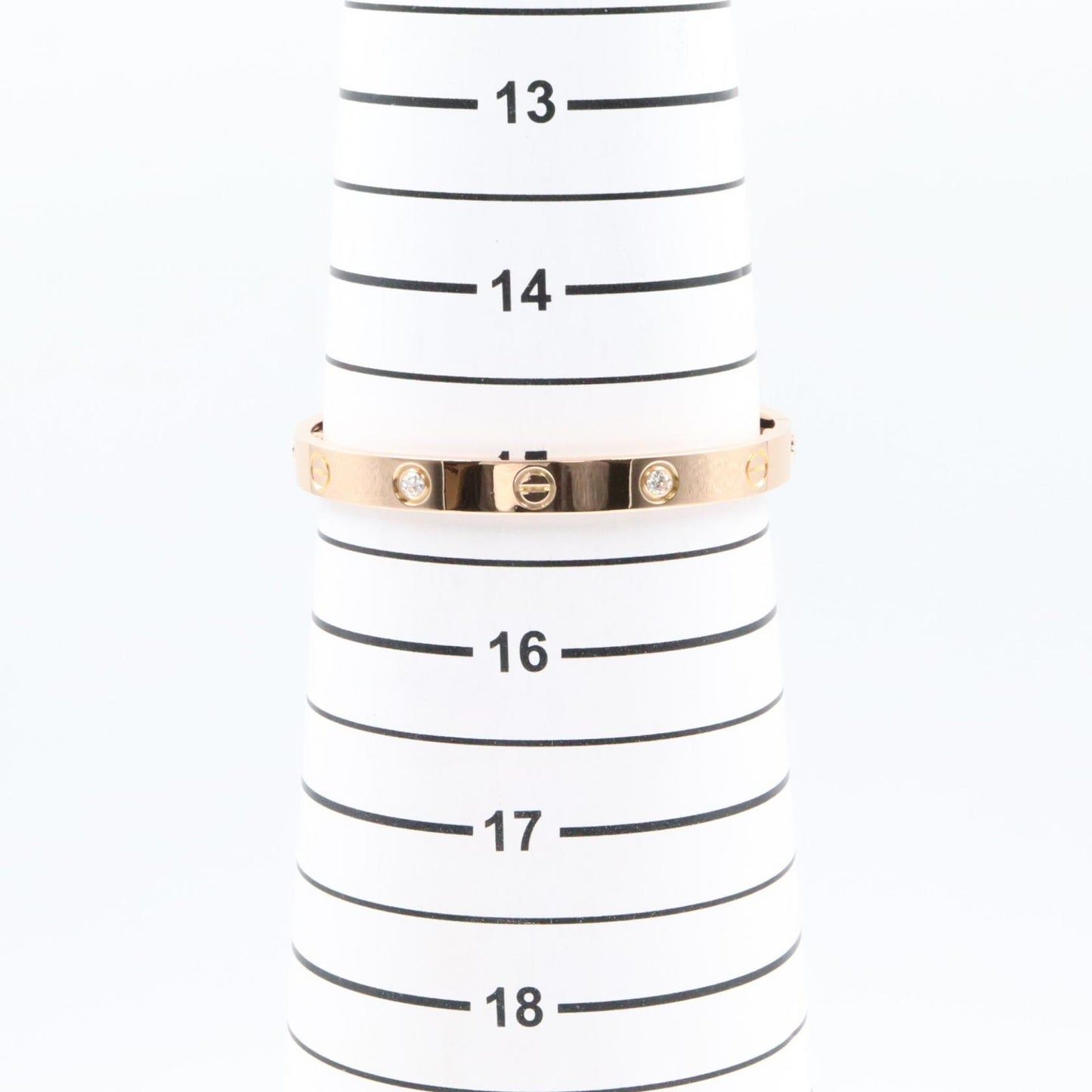 ラブブレス 4PD ブレスレット K18PG ダイヤモンド ピンクゴールド クリア カルティエ アクセサリー Cartier