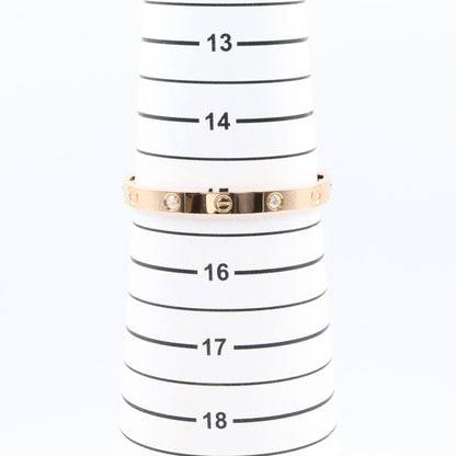 ラブブレス 4PD ブレスレット K18PG ダイヤモンド ピンクゴールド クリア カルティエ アクセサリー Cartier