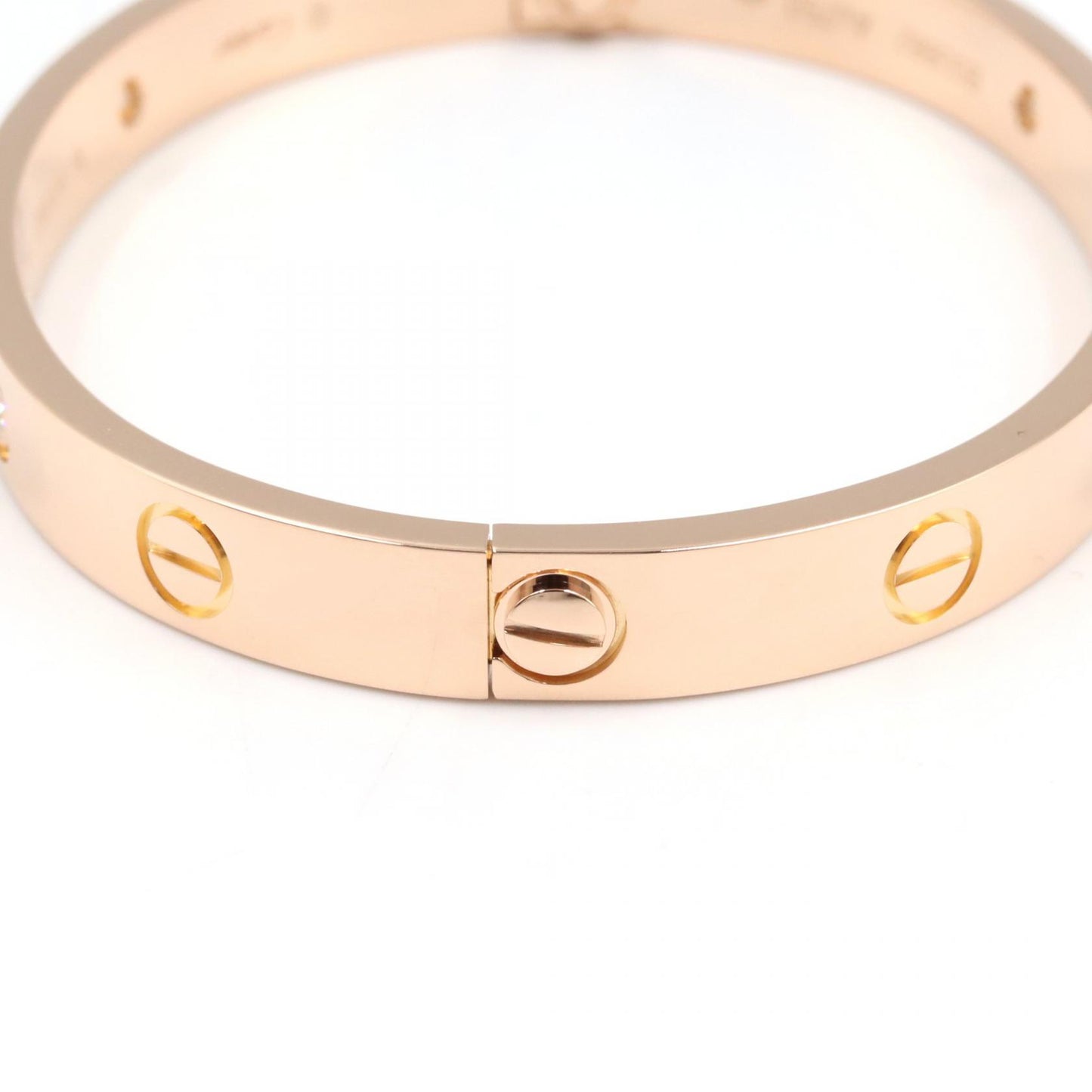 ラブブレス 4PD ブレスレット K18PG ダイヤモンド ピンクゴールド クリア カルティエ アクセサリー Cartier