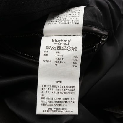 レザージャケット ラムスキン ブラック ブラームス アウター blurhms
