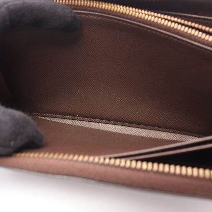 ジッピーウォレット ダミエエベヌ ラウンドファスナー長財布 PVC ブラウン ルイヴィトン 財布・小物 LOUIS VUITTON