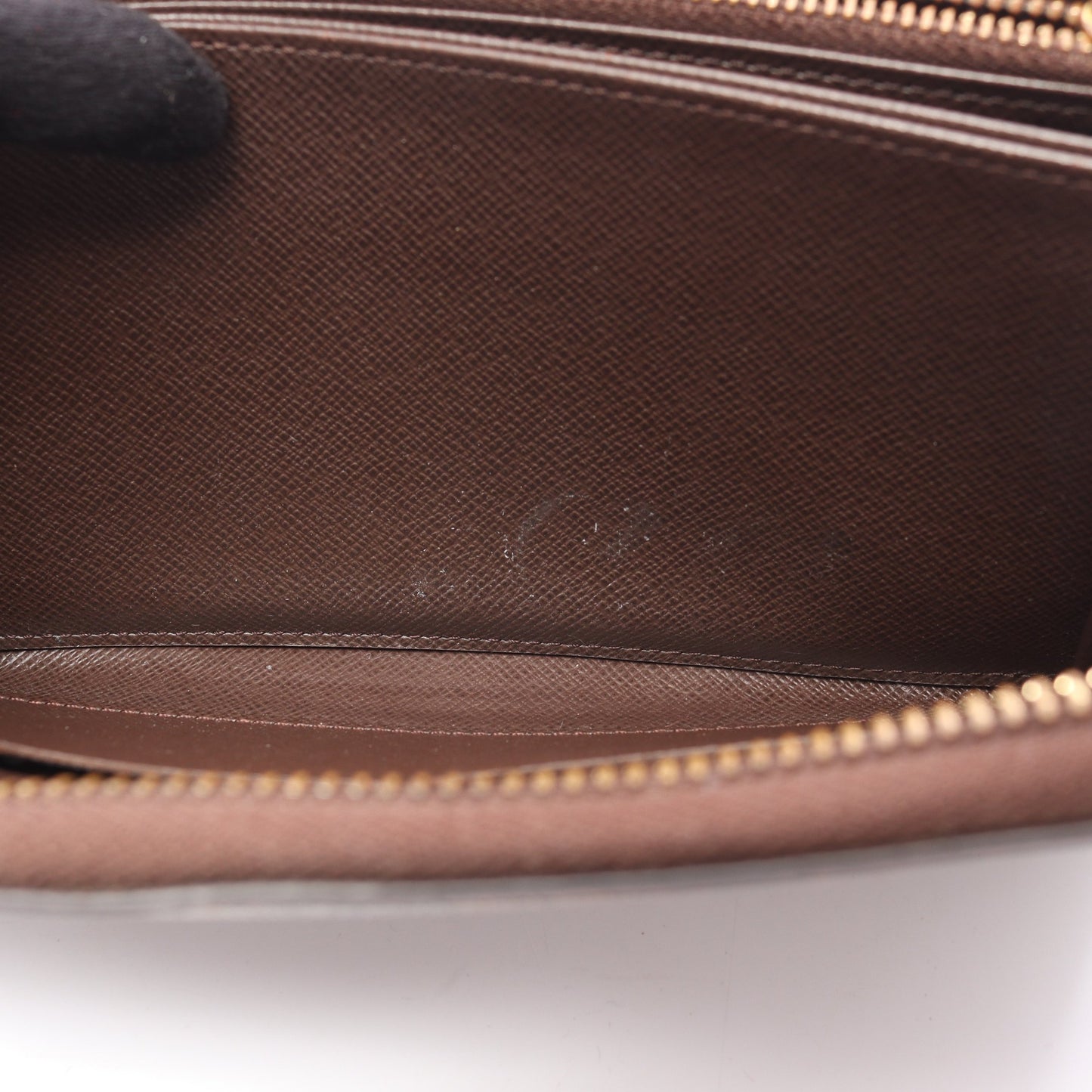 ジッピーウォレット ダミエエベヌ ラウンドファスナー長財布 PVC ブラウン ルイヴィトン 財布・小物 LOUIS VUITTON
