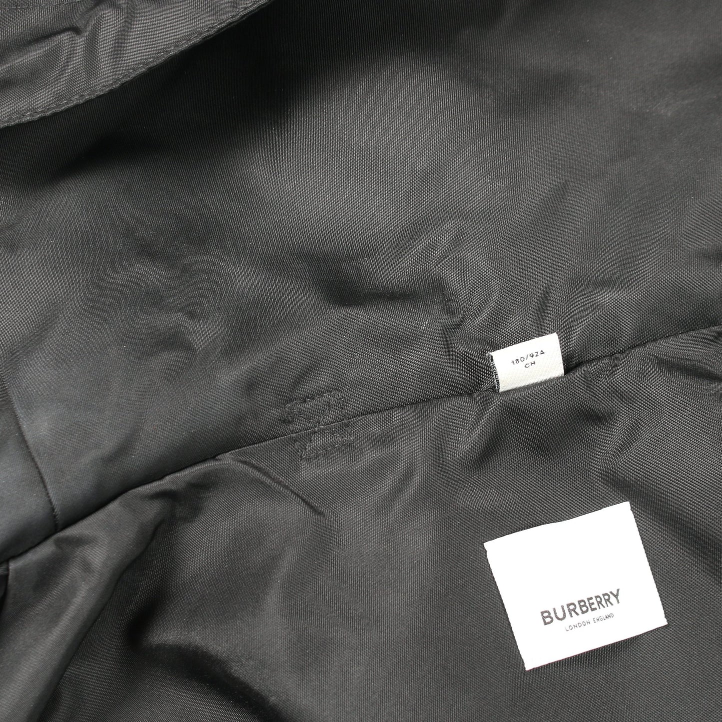 shark patch twill parka シャークパッチ ジャケット ナイロン ブラック フード付き バーバリー アウター BURBERRY