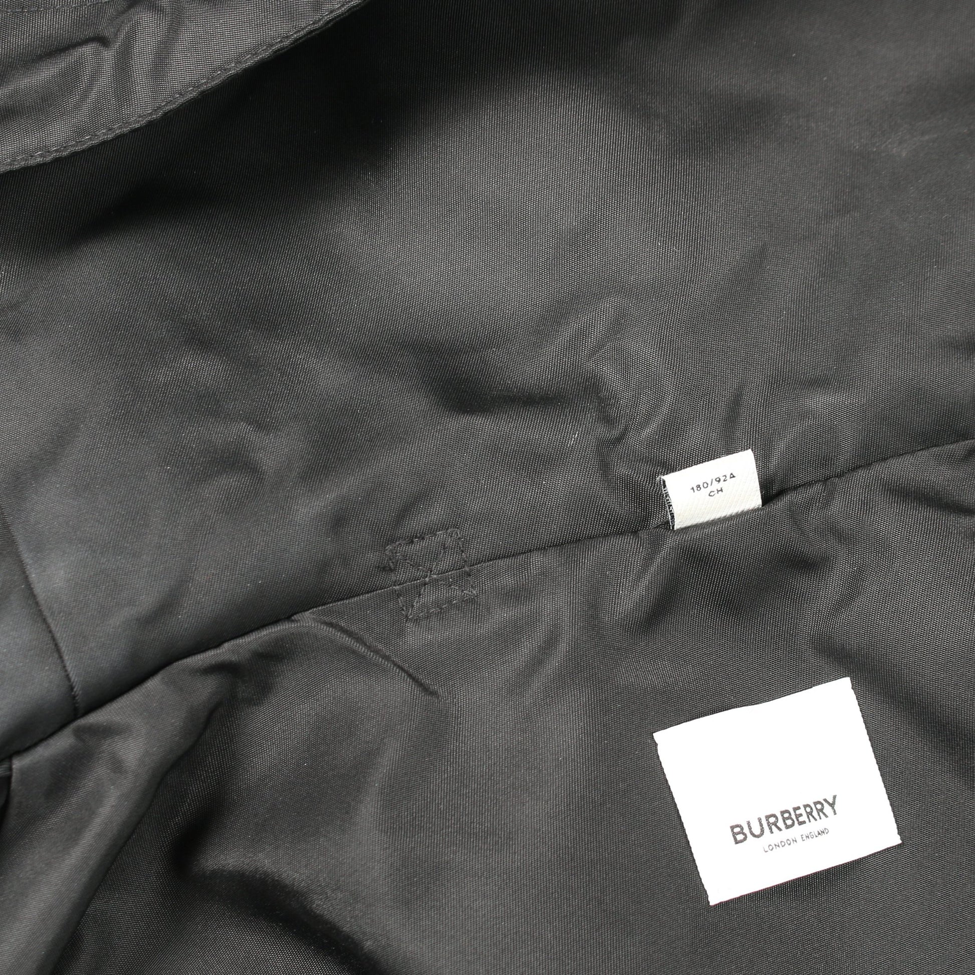shark patch twill parka シャークパッチ ジャケット ナイロン ブラック フード付き バーバリー アウター BURBERRY