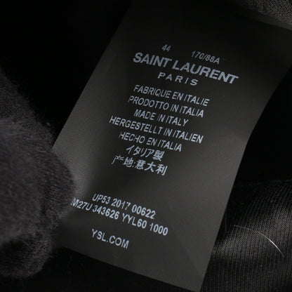 ピーコート ウール ブラック イカリボタン サンローランパリ アウター SAINT LAURENT PARIS