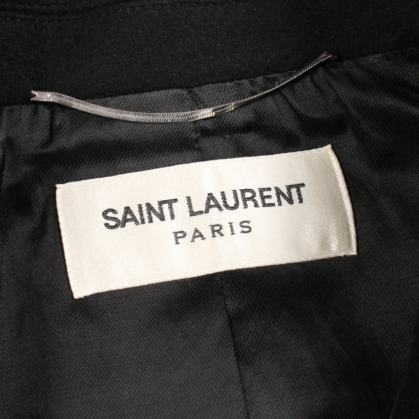 ピーコート ウール ブラック イカリボタン サンローランパリ アウター SAINT LAURENT PARIS