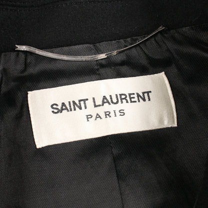 ピーコート ウール ブラック イカリボタン サンローランパリ アウター SAINT LAURENT PARIS