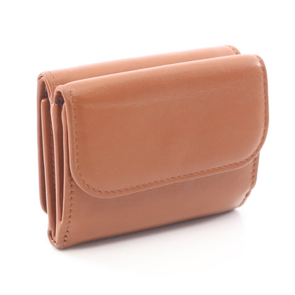 三つ折り財布 レザー ブラウン クロエ 財布・小物 Chloe