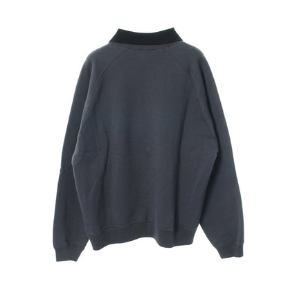 POLO COLLAR SWEATSHIRT スウェットシャツ コットン グレー ブラック 襟付き トーガビリリース トップス TOGA VIRILIS
