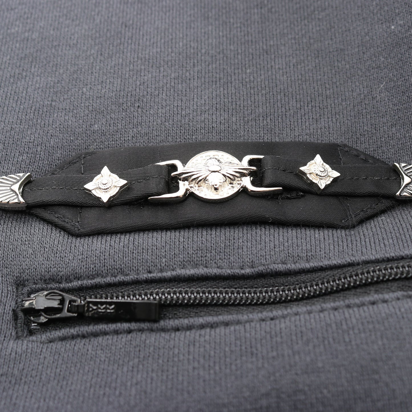 POLO COLLAR SWEATSHIRT スウェットシャツ コットン グレー ブラック 襟付き トーガビリリース トップス TOGA VIRILIS