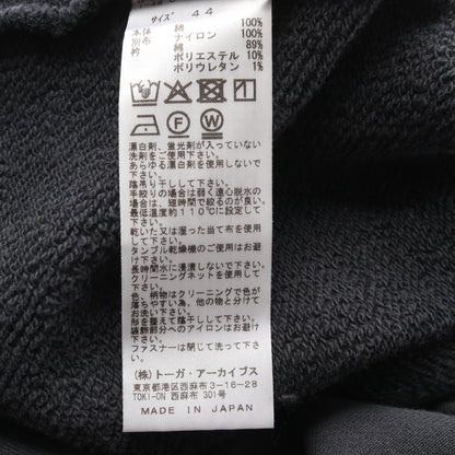 POLO COLLAR SWEATSHIRT スウェットシャツ コットン グレー ブラック 襟付き トーガビリリース トップス TOGA VIRILIS