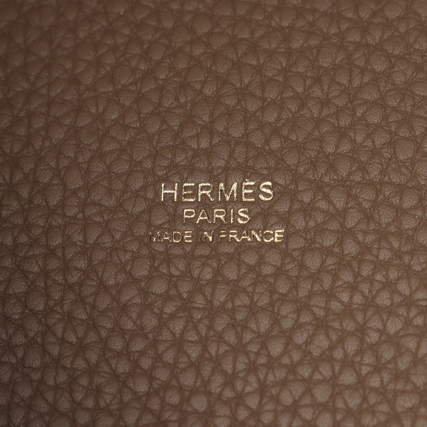 ピコタンロックPM エトゥープ ハンドバッグ トリヨンクレマンス グレーブラウン ゴールド金具 Y刻印 エルメス バッグ HERMES