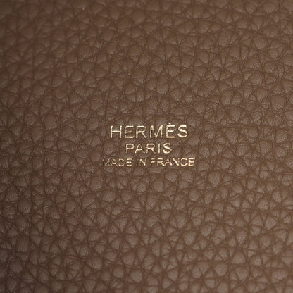 ピコタンロックPM エトゥープ ハンドバッグ トリヨンクレマンス グレーブラウン ゴールド金具 Y刻印 エルメス バッグ HERMES