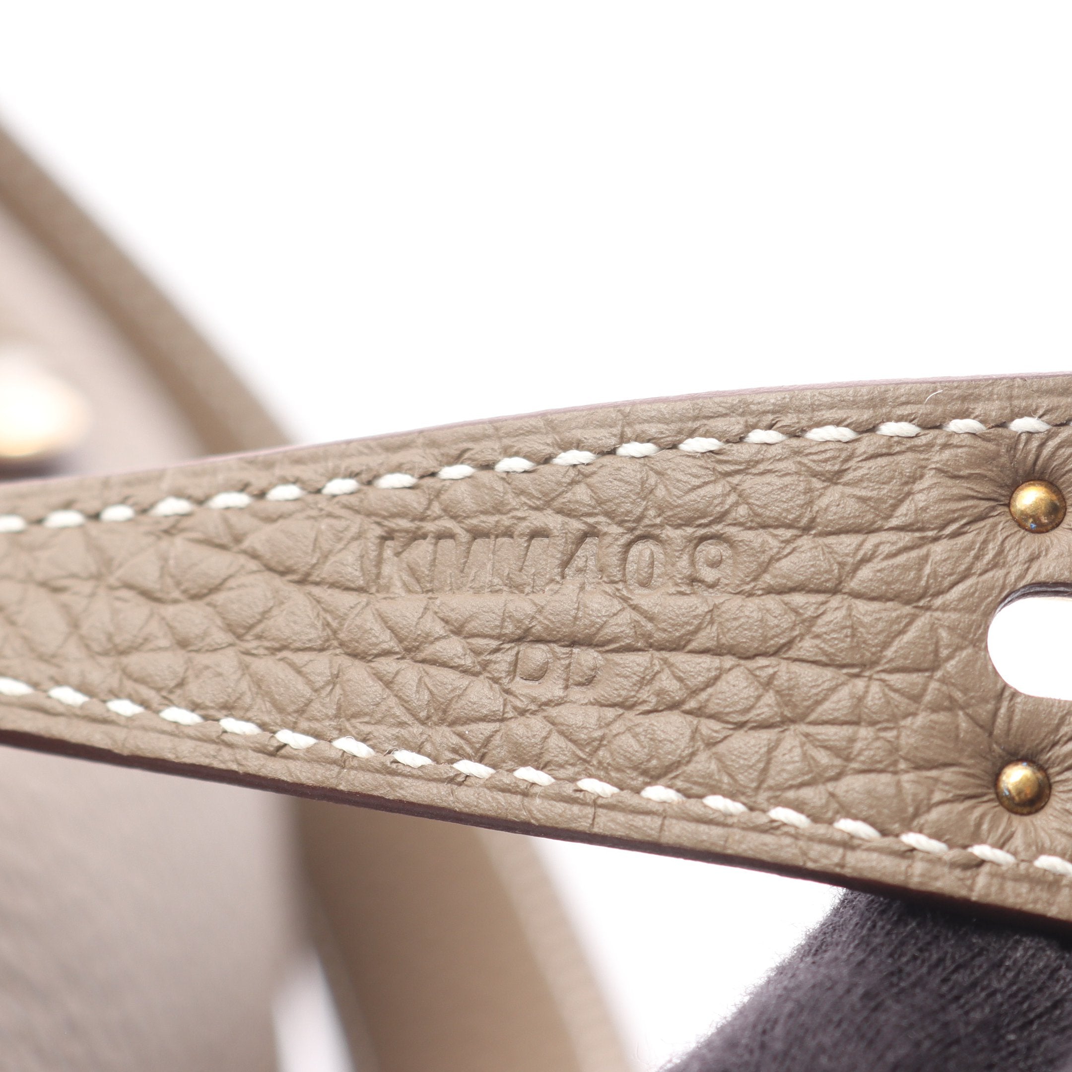 リンディ26 エトゥープ ショルダーバッグ トリヨンクレマンス グレー