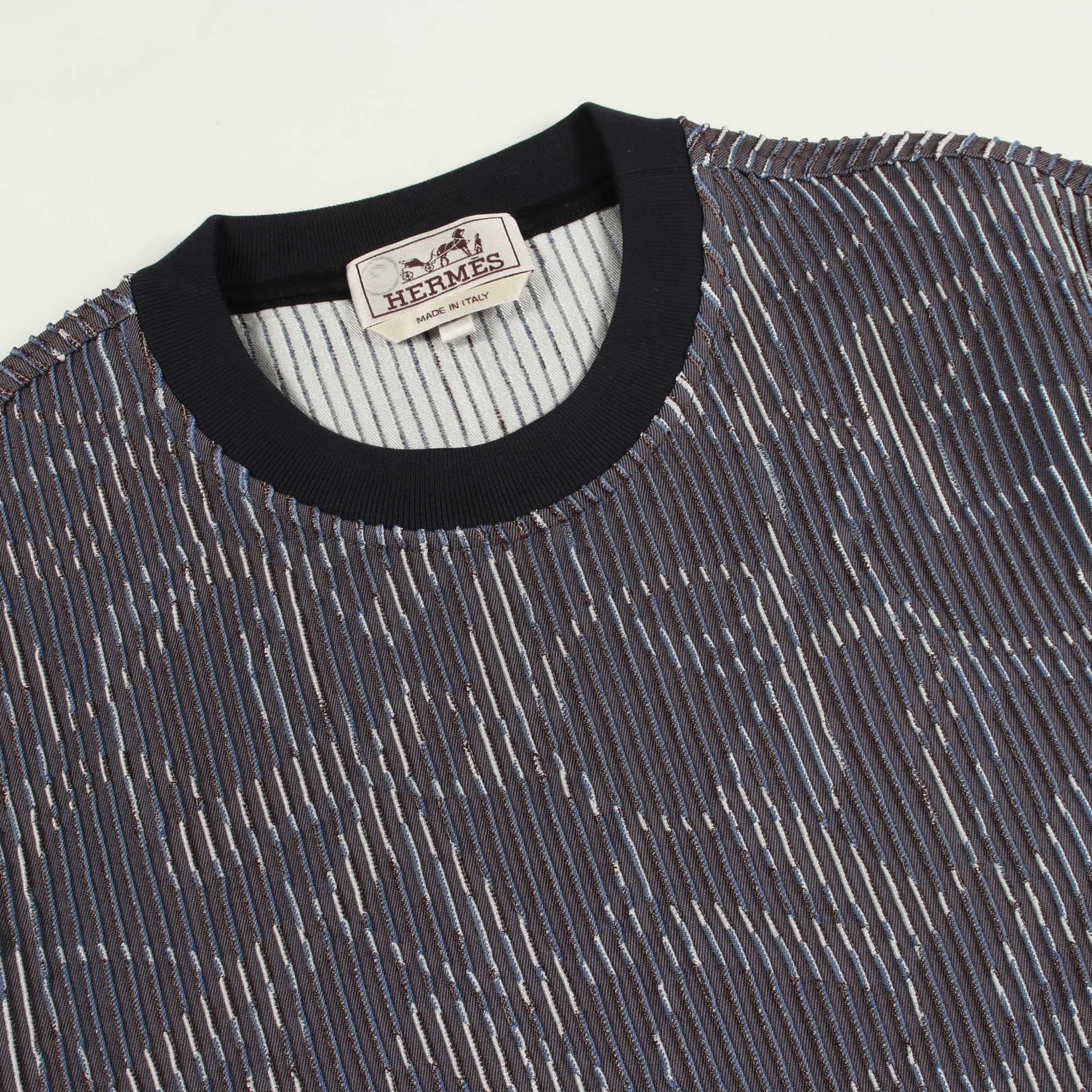 Quincaillerie Equestre 3D スウェットシャツ シルク ネイビー マルチカラー エルメス トップス HERMES