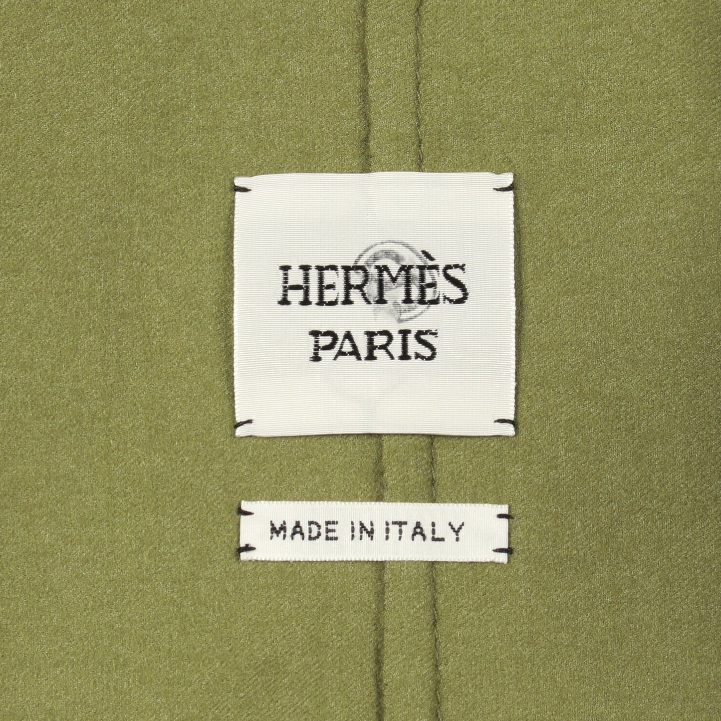 コート カシミヤ シルク カーキグリーン エルメス アウター HERMES